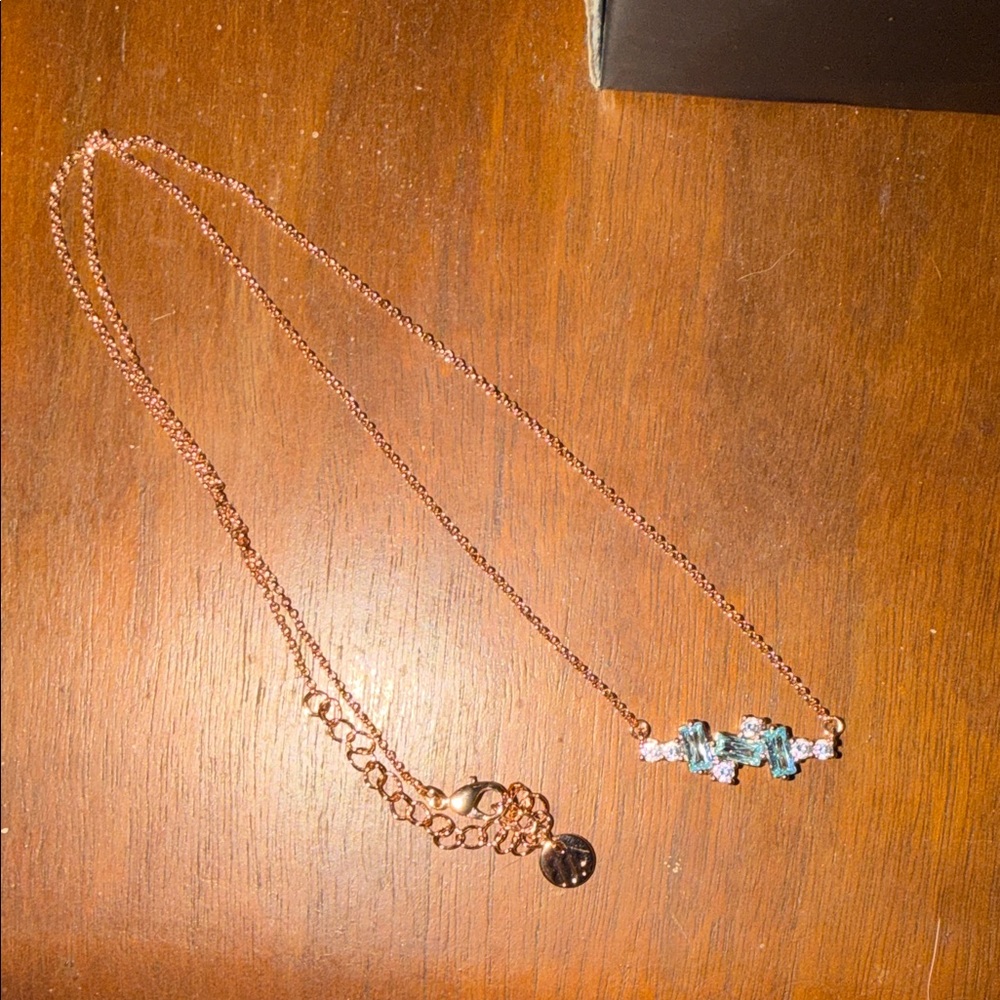 Aquamarine on Rosegold